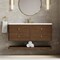 James Martin Vanities Allamari 48" Single Vanity, Sable w/ 3 CM White Zeus Silestone Top D640-V48-SBL-WWZ - alternate 4