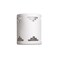 Luxury Lighting Jaken 10 in Tall Ceramic Outdoor Wall Light, Paintable White Bisque Finish, 2PK (2) 101-12-W-ud-7-17 - alternate 2