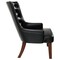 Leisuremod Spruce Collection Modern Wooden Dining Chair in Charcoal Grey SC24CHR - alternate 5