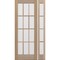 Doornmore G112, 51.5" x 98" ( 36" Door + 12" Side) Left Hand, Mahogany SDL 12 Lite Exterior Door G112-SW-3696-G104-SL_1-1_LI - alternate 2