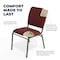 Flash Furniture Advantage Maroon Multipurpose Church Chairs, 18.5" Wide SEPCHT185-104 - alternate 2
