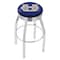 Holland Bar Stool Co 30" Chrome Utah State Swivel Bar Stool, Accent Ring L8C3C30UtahSt - alternate 1