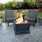 Blue Sky 22'' Square Wood Smokeless Fire Pit SFP22SQ-B - alternate 2