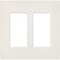 Lutron Designer Wall Plates, Number of Gangs: 2 Thermoset, Satin Finish, Biscuit SC-2-BI - alternate 1