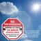 Signmission No Trespassing Parking Lot Under 24, 10 inch X 10 inch, Aluminum Metal Signs, 2PK OC-A-2PACK-10-115 - alternate 2
