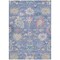 Homeroots 8' X 10' Blue Pink And Ivory Floral Washable Indoor Outdoor Area Rug 605310 - alternate 4