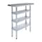 Amgood 14in D x 30in L Stainless Steel Table, Three Undershelves AMG WT-1430-3SH-Z - alternate 1