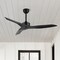 Jonathan Y Aldrin 50" Modern Minimalist Iron/Plastic Mobile-App/Remote-Controlled 6-Speed Razor Ceiling Fan, Bla JYL9715A - alternate 3