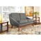Office Star Products Lounge Seating/Davenport Mid-Century Loveseat, Charcoal SL4422R-MC4 - alternate 5