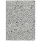 Homeroots 3' X 5' Gray And Ivory Abstract Washable Indoor Outdoor Area Rug 598968 - alternate 3
