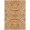 Homeroots 3' X 5' Copper And Tan Animal Print Washable Indoor Outdoor Area Rug 600642 - alternate 3