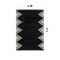 World Rug Gallery Geometric Pattern Shag Area Rug 4 ft x 6 ft Anthracite WR124ANTHRACITE4X6 - alternate 4