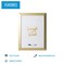 Mastervision Magnetic Dry-Erase, "Lol" Quote, Gold Metallic Frame, 18" X 24" MM04444612 - alternate 2