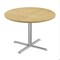 Correll Round Cafe Table, 48 in W, 48 in L, 29 in H, Particleboard Top, Fusion Maple SXT48R-16-98-16 - alternate 1