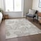 Homeroots 8' X 10' Taupe And Brown Abstract Washable Indoor Outdoor Area Rug 609585 - alternate 2