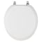 Prosource Toilet Seat, Round, MDF Molded Fiberboard, White, Bar Hinge T-17WMC - alternate 1