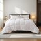 Simple Deluxe Comforter King Size, All Season Duvet Insert, Quilted Soft Down Alternative Bedding Comforter Rever 3A88HKCMFTKING250WHT - alternate 1