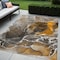 Homeroots 5' X 8' Brown and Gray Abstract Washable Non Skid Indoor Outdoor Area Rug 559437 - alternate 1