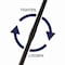Suncast Commercial Telescoping Rake, 24" Width, 47.5" to 66" Length LRT240D - alternate 2