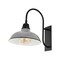 Jonathan Y Stanley 12.25" 1-Light Farmhouse Industrial Iron LED Gooseneck Arm Outdoor Sconce, Gray JYL7614D - alternate 3