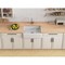 Kingston Brass 30" Fireclay Single Bowl Farmhouse Kitchen Sink with Bottom Grid and Strainer, Matte White KGPF311910EBC - alternate 2