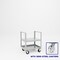 Pucel Double End Push Handle Truck, 24 in. W x 30 in. L x 36 in H, Gray 24-TRE-30S - alternate 1
