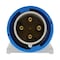 Walther-Werke Pin and Sleeve Inlet, 60A, 3Ã¸ 250 or 230, 3 Phase, 3 Pole, NEMA Not Rated 668409 - alternate 4