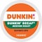 Dunkin K-Cup Decaf Coffee - Compatible with Keurig Brewer - Medium - K-Cup - Decaf - Kosher, 4PK 5000380568 - alternate 2