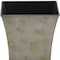 Homeroots 7in Gray Recycled Plastic Indoor Outdoor Square Pot Planter 488277 - alternate 2
