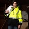 Game Workwear Hi-Vis Pullover Hoodie, 100% Spun Polyester Fleece, Hi Vis Lime, M 8550E - alternate 1