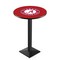 Holland Bar Stool Co 36" Blk Wrinkle Alabama Pub Table, 36" dia. Top L217B3636AL-A - alternate 1