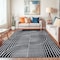 World Rug Gallery Contemporary Arch Knot Design Area Rug 5 ft x 7 ft Black WR33BLACK5X7 - alternate 3