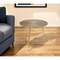 Homeroots 21" Gold Metal Round End Table 380714 - alternate 2
