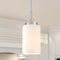 Westinghouse Shamus 1-Light Indoor Mini Pendant, Brushed Nickel, White Opal Glass 6135300 - alternate 2