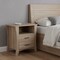 Homeroots 24" Brown Two Drawers Nightstand 286120 - alternate 2