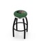 Holland Bar Stool Co 36" Blk Wrinkle UAB Swivel Bar Stool, Chrome Ring L8B2C36AlaBir - alternate 1
