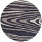 Homeroots 8' Black Taupe And Beige Round Faux Bois Washable Indoor Outdoor Area Rug 614475 - alternate 2