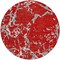 Homeroots 8' Red Ivory And Gray Round Striped Washable Indoor Outdoor Area Rug 600920 - alternate 2