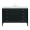 James Martin Vanities Myrrin 48'' Vanity, Carbon Oak w/ Ethereal Noctis Silestone Top w/FreePower Wireless Charger 485-V48-CBO-FENC - alternate 1