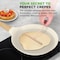 Nutrichef 11 in Non-Stick Crepe Pan with Wooden Spreader, Durable Marble Coated Dosa Pan, Bakelite And Wood NCMKCP002411WT - alternate 3