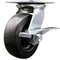 Service Caster 6 Inch Heavy Duty Polyolefin Caster with Roller Bearing and Brake SCC-35S620-POR-SLB - alternate 1