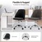 Yssoa Simple Deluxe Armless Office Desk Chair, Modern Cute Swivel Vanity Chair Comfy Home Office Chairs w 3A88HKCHAIROFFICEDGY01 - alternate 3
