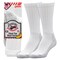 Railroad Sock Unisex Crew Socks, 70% Cotton, 20% Nylon, 10% Acrylic, White, 5-10 W; 4 Pair-7.5 M, 1 PR 624 - alternate 1