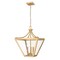 Z-Lite Montalcino Rubbed Brass 3 Light Chandelier 1961-3C-RB - alternate 1