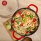 Crock Pot 3 Quart Enameled Cast Iron Dutch Oven With Borosilicate Lid in Red 750123696M - alternate 4