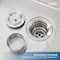 Wrightmaster 27 in. Drop-In Single Bowl 20 Gauge Silver Stainless Steel Kitchen Sink with Drain and Hook ZOR-02D271908 - alternate 2