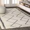 Jonathan Y Zaina Moroccan Beni Souk Cream/Black 5 ft. x 8 ft. Area Rug MOH203A-5 - alternate 2