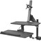 Tripp Lite WORKWISE DESKTOP STANDING DESK-CLAMP WORKSTATION, SINGLE-MONITOR MOUNT. WWSS1327CP - alternate 1