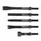 Sunex Air Hammer Chisel Standard 5 Piece Set In Portable Tool Roll ACS5S - alternate 2