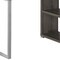 Homeroots 47" Taupe and Silver L Shape Computer Desk With Three Drawers 333379 - alternate 2